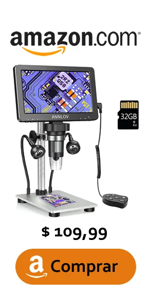 Microscopio digital portátil LCD